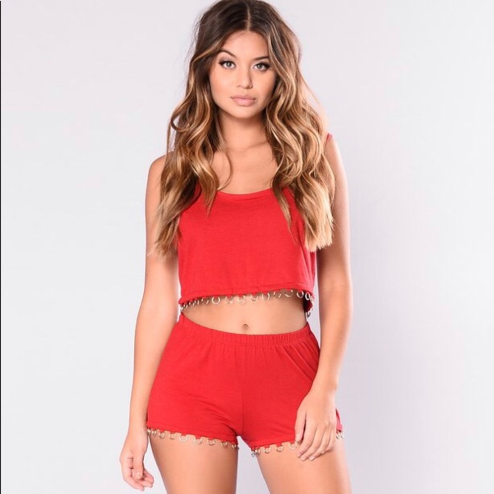 Shorts and Crop Top Set NWT Fashion Nova